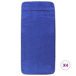 Beach Towels 4 pcs Royal Blue 60x135 cm Fabric 400 GSM 3157058