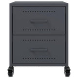 Bedside Cabinet Anthracite 36x39x43.5 cm Steel 846630