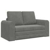 Folding Sofa Bed Dark Grey 148 x 71 x 83 cm Velvet 42030510