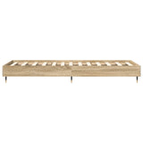 Bed Frame Sonoma Oak 80 x 200 cm Engineered Wood 8009045