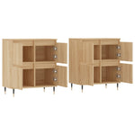 Sideboards 2 pcs Sonoma Oak Engineered Wood 3190168