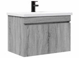 Bathroom Vanity Unit with Tap Grey Sonoma 61 x 40 x 74.5 cm 889542