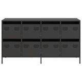 Sideboard Black 135x39x73.5 cm Cold-rolled Steel 3307167
