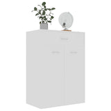 801071 Shoe Cabinet White 60x35x84 cm Engineered Wood
