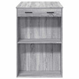 Bar Table Grey Sonoma 102x70x103.5 cm Engineered Wood 3309326