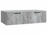 Wall-Mounted TV Cabinet Grey Sonoma 78.5 x 41 x 30 cm 898691