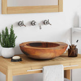 Basin Solid Teak 45 cm 243475