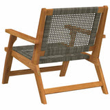 Garden Furniture 2 pcs Grey 67 x 78 x 73 cm Solid Acacia Wood 367828