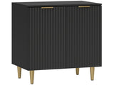 Sideboard Buffet Cabinet, Modern Kitchen Storage Cabinet with Adjustable Shelves and Metal Legs, T3398P551637