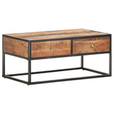 Coffee Table 90x50x40 cm Rough Acacia Wood 320912