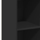 Highboard Black 30x41x124 cm Engineered Wood 846377