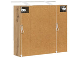Bathroom Mirror Cabinet Artisian Oak 60 x 14.5 x 70 cm 889198