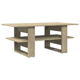 Coffee Table Sonoma Oak 102x55x42 cm Engineered Wood 823264