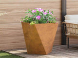 Planter 2 pcs Rusty 50 x 50 x 75 cm Weathering Steel 883807