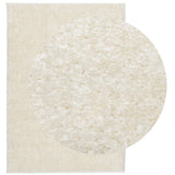 Rug ISTAN High Pile Shiny Look Cream 140x200 cm 375665