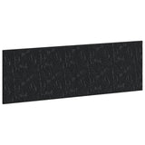 Wall-Mounted Headboard DELFT Black Engineered Wood 897166