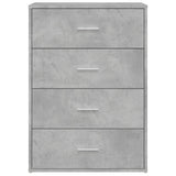 Sideboard Concrete Grey 60x31x84 cm Engineered Wood 840502
