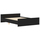 Bed Frame without Mattress Black 140x190 cm 3203783
