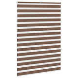 Zebra Blind Brown 165x230 cm Fabric Width 160.9 cm Polyester 4014404