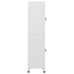 ZNTS Locker Cabinet with 2 Compartments 38x45x180 cm 244473