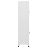 ZNTS Locker Cabinet with 2 Compartments 38x45x180 cm 244473