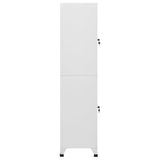 Locker Cabinet with 2 Compartments 38x45x180 cm 244473
