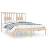 Bed Frame without Mattress Solid Wood Small Double 3104033