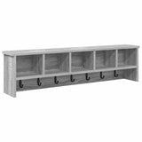 Wall-Mounted Coat Rack Wall-Mounted Grey Sonoma Engineered wood 874328