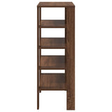 Shoe Rack Brown Oak 61x32x87.5 cm Engineered Wood 859857
