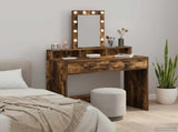 Dressing Table Brown 100 x 41 x 140 cm Engineered Wood 865176