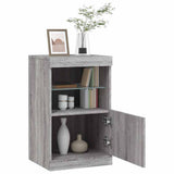 Sideboard with LED Lights Grey Sonoma 41x37x67 cm 836684