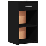 ZNTS Bedside Cabinets 2 pcs Black 35x34x65 cm Engineered Wood 840579