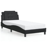 Bed Frame without Mattress "Zadar" Black 80x200 cm Faux Leather 3208142