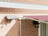 Retractable Awning Red and White 450 x 300 cm 3330914