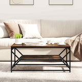Coffee Table Smoked Oak 90 x 50 x 40 cm 868233