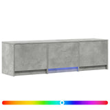 TV Cabinet with LED with LED Concrete Grey 140 x 34 x 40 cm 3418704