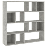 Book Cabinet/Room Divider Concrete Grey 105x24x102 cm 823249