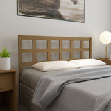 Bed Headboard Honey Brown 156x4x100 cm Solid Wood Pine 817898
