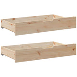 Daybed with Drawers without Mattress 90x190 cm Solid Wood 3302118
