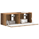 TV Wall Cabinet Wall-mounted 2 pcs Old Wood 39 x 31 x 29.5 cm 892186