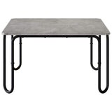 Coffee Table Concrete Grey 100 x 100 x 45 cm Engineered Wood 8007739