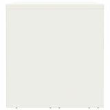 Wall Cabinet for Garage with Gas-lift Door White 883273