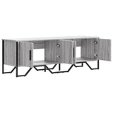 TV Cabinet Grey Sonoma 122x34x41 cm Engineered Wood 848587