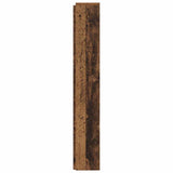 Storage Headboard with LED Old Wood Engineered Wood 3418689