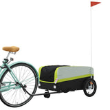 Bike Trailer Black and Green 45 kg Iron 94074