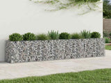 Gabion Raised Bed 2 pcs Silver 330 x 50 x 80 cm 3422232