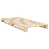 Bed Frame without Mattress with Headboard 90x200 cm Solid Wood 3281556
