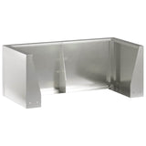 Retaining Wall 4 pcs 100 x 100 x 50 cm Stainless Steel Silver 3449216