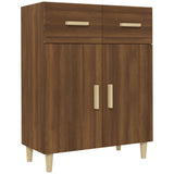 Sideboard Brown Oak 69.5x34x90 cm Engineered Wood 817359