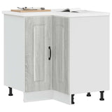 Kitchen Corner Base Cabinet Kalmar Grey Sonoma Engineered Wood 853513
